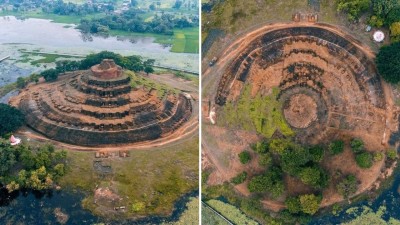 Kesariya stupa in Bihar: Explore world's highest stupa linked to Buddha’s final donation and Emperor Ashoka (Picture credit: Instagram)