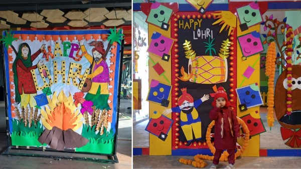 Lohri 2026: Creative board decoration ideas for schools with traditional themes