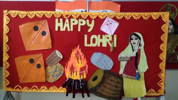 Lohri 2026: Creative board decoration ideas for schools with traditional themes