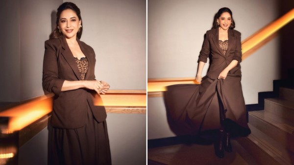 At 58, Madhuri Dixit redefines fusion fashion with effortless sophistication
