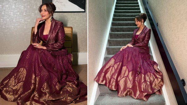 At 58, Madhuri Dixit redefines fusion fashion with effortless sophistication