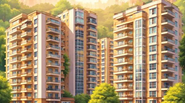 The second phase of DDA's Towering Heights project offers new flats in the tallest residential building in Delhi. (Photo credit: AI)