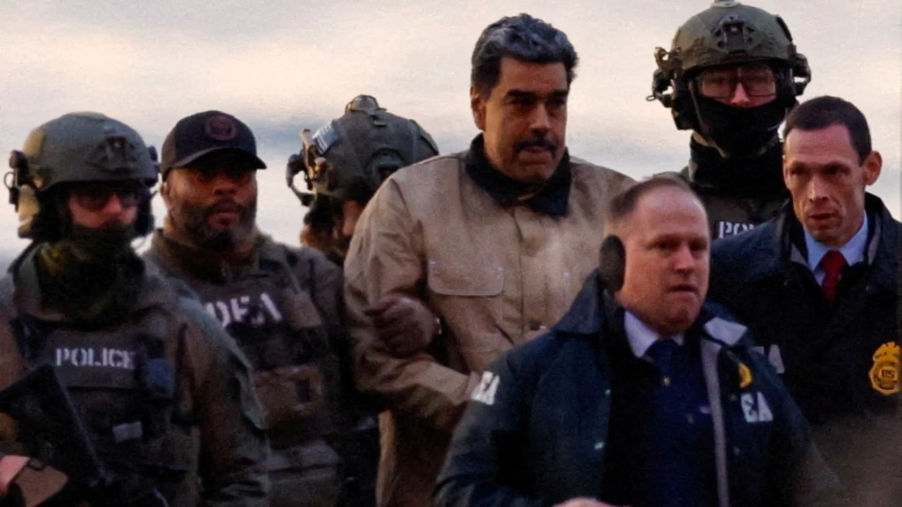 Venezuelan President Nicolas Maduro's initial appearance to face U.S. federal charges, in Manhattan. (Photo credit: Reuters)