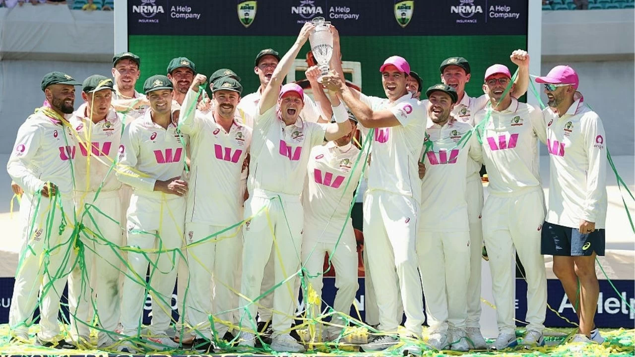 Australia beat England by five wickets in the final Ashes Test at the SCG.