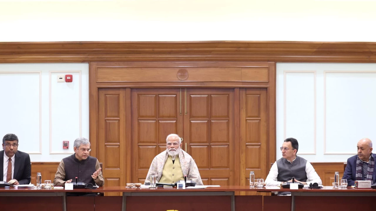 PM Modi added that they should function on the principles of data privacy. (Photo credit: TV9 network)