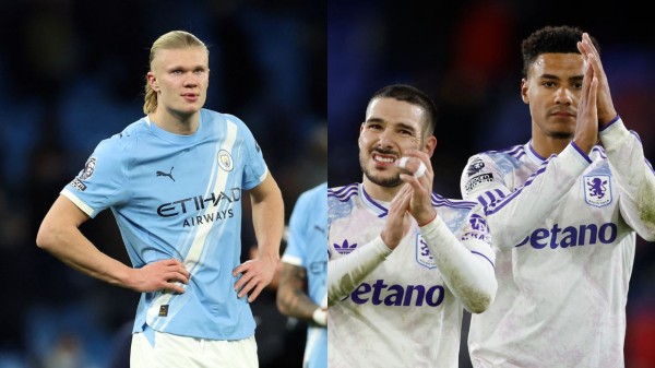 Manchester City, Aston Villa drop points in the Premier League title race.