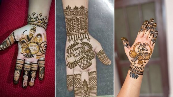 Front hand mehendi ideas that add festive charm to Lohri celebrations