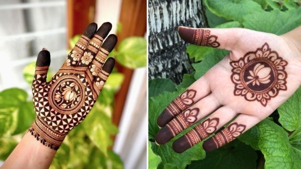 Front hand mehendi ideas that add festive charm to Lohri celebrations
