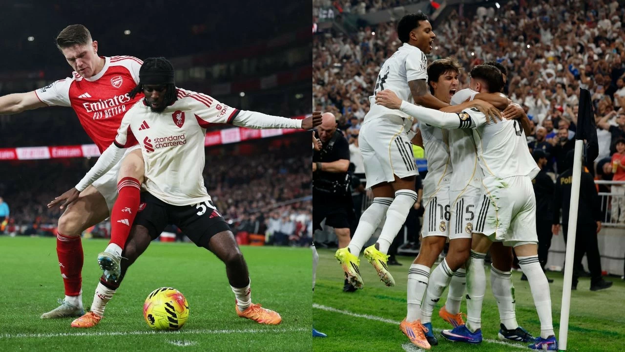 Liverpool hold Arsenal to goalless draw in the Premier League, Real Madrid beat Atletico to set up Spanish Super Cup final against Barcelona. 