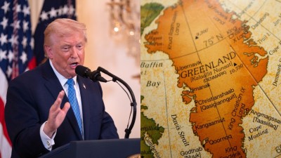 US President Donald Trump has said that Greenland is essential to America's security, describing it as a critical outpost in the Arctic region. (Getty Images)