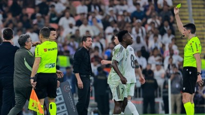 The Spanish Super Cup semifinal between Real Madrid and Atletico was overshadowed by a heated touchline exchange between Vinícius Jr. and Diego Simeone.