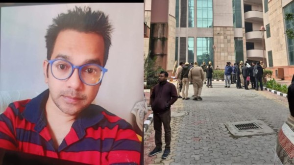  Harish Singh Mahar jumped off a building at the Saket Court complex in Delhi on Friday 