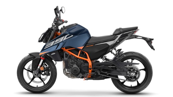 2026 KTM 390 Duke gets a matte blue colour