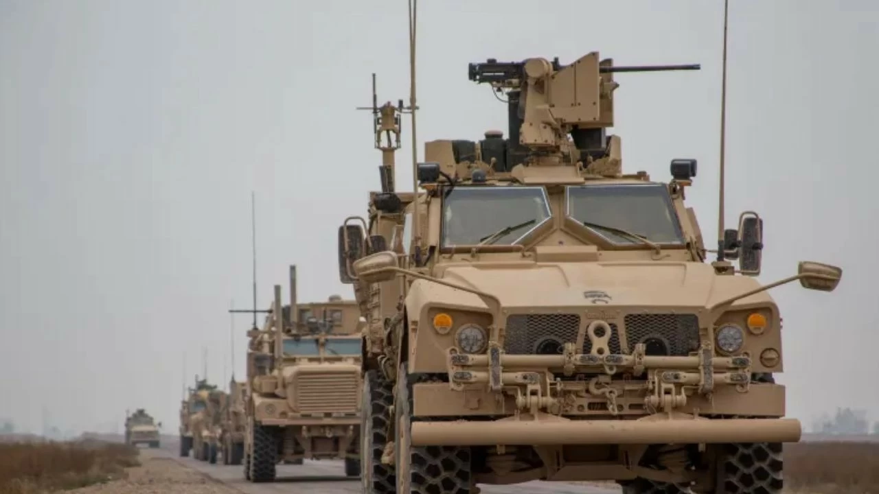 Grainy aerial footage  showed multiple explosions, apparently in rural areas