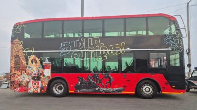 Chennai gets a double-decker sightseeing bus; CM MK Stalin to launch on Jan 12