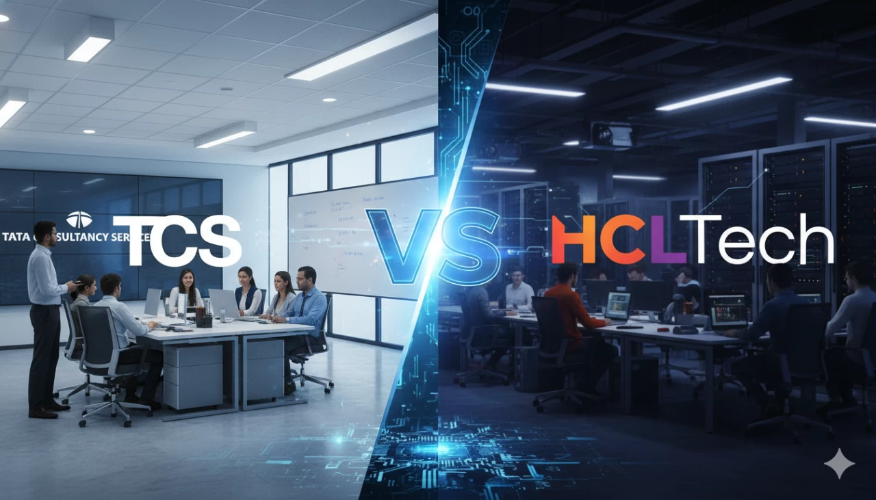 HCL Tech vs TCS shares