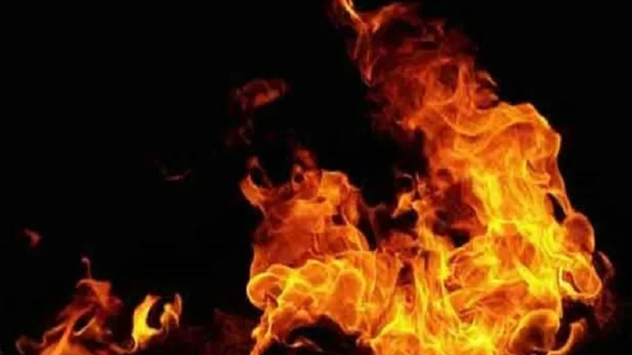 There were 15 tents inside the camp, which have been reduced to ashes. 