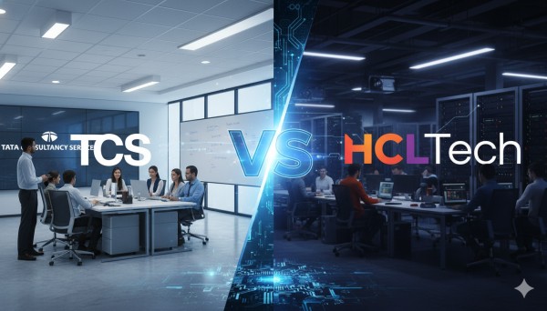 HCL Tech vs TCS shares