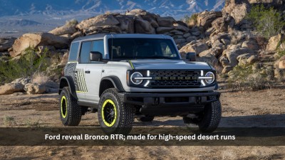Ford reveal Bronco RTR; made for high-speed desert runs