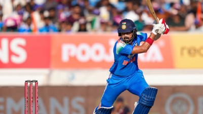 KL Rahul notched hup his eighth ODI century in second match of the series against New Zealand in Rajkot.