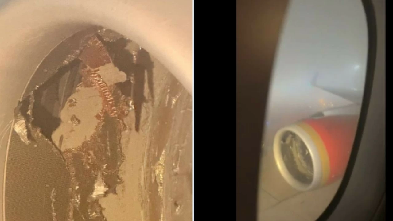 The aircraft was compelled to return shortly after take-off