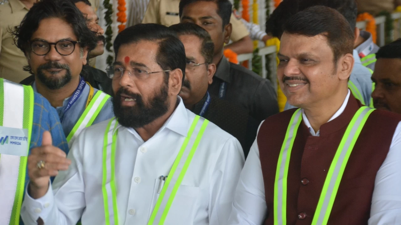 According to exit polls of Axis My India and the JVC, the BJP and Shiv Sena will secure a landslide victory in the elections to the 227-ward civic body. (Photo credit: Praful Gangurde/HT via Getty Images)