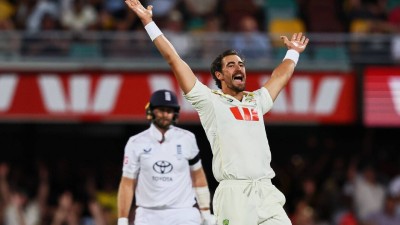 Mitchell Starc has been named the ICC Player of the Month.
