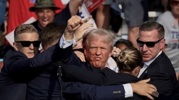 The threat comes as Trump is weighing a possible military strike against Iran