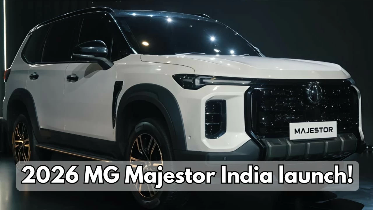 MG Majestor spotted testing on Indian roads ahead of its February 2026 launch.