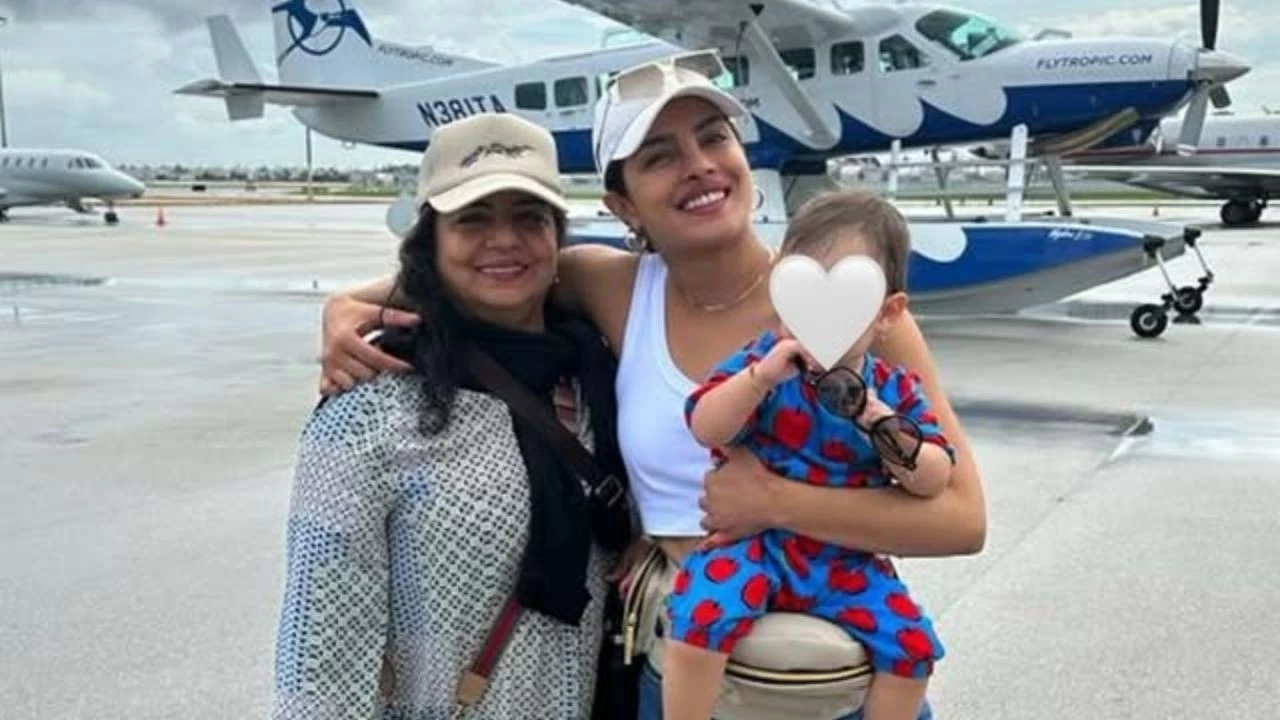 Dr Madhu Chopra, Priyanka Chopra and Malti Mary