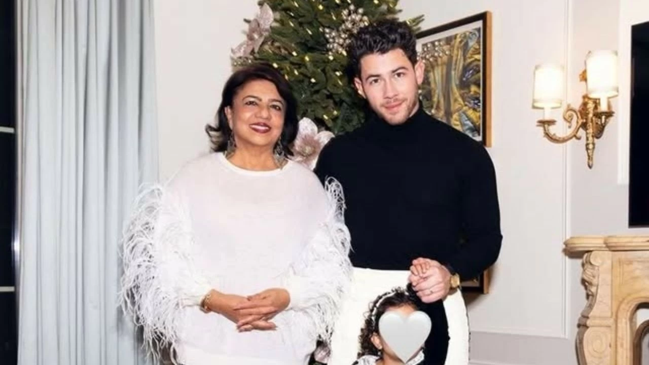 Dr Madhu Chopra, Nick Jonas and Malti Mary