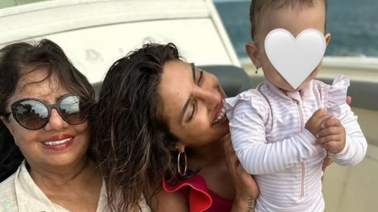 Dr Madhu Chopra, Priyanka Chopra and Malti Mary