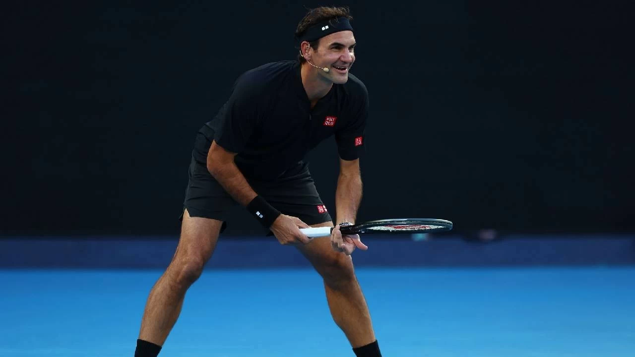 Roger Federer grabbed limelight at the AO opening ceremony.