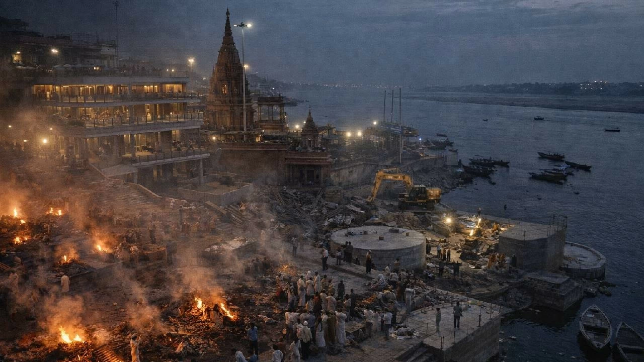 The controversy intensified with opposition criticism, though CM Yogi dismissed it as 'false propaganda'.  (AI generated Image)