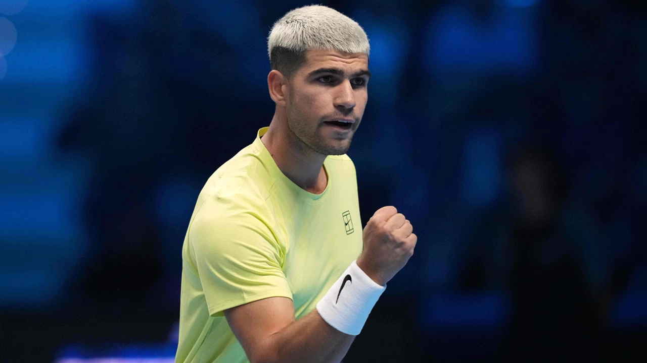 Carlos Alcaraz beat Adam Walton in the opening round of the Australian Open 2026.