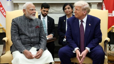 President Trump has reportedly invited PM Modi to be part of the board of peace. (Photo credit: Reuters)
