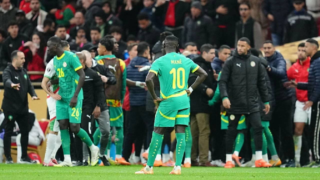 Sadio Mane of Senegal looks on during the AFCON final between Morocco and Senegal in Rabat, Morocco, on January 18, 2026