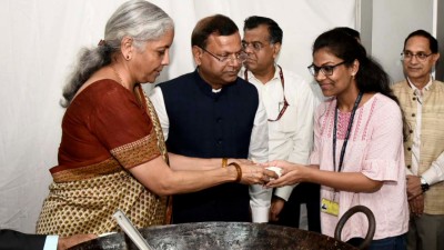 The halwa ceremoney is usually held about 8-10 days before the Budget is presented.