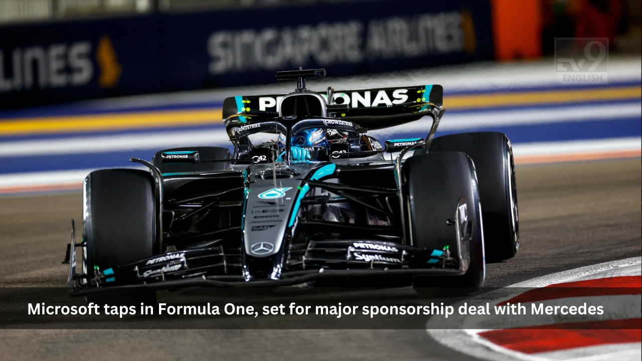Microsoft taps in Formula One set for major sponsorship deal with Mercedes