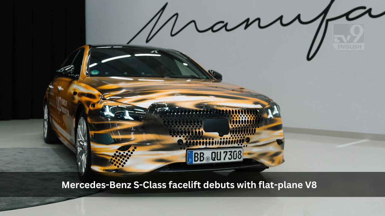 Mercedes-Benz S-Class facelift debuts with flat-plane V8