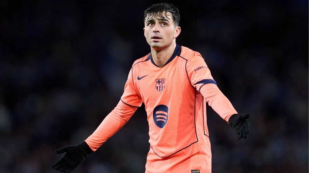 Barcelona midfielder Pedri sidelined for one month with hamstring injury.