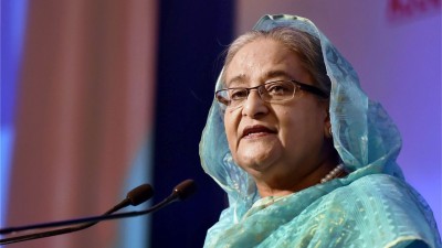 File photo of ousted Bangladesh PM Sheikh Hasina 