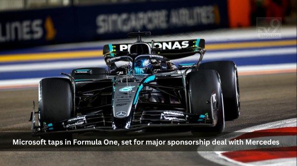 Microsoft taps in Formula One set for major sponsorship deal with Mercedes