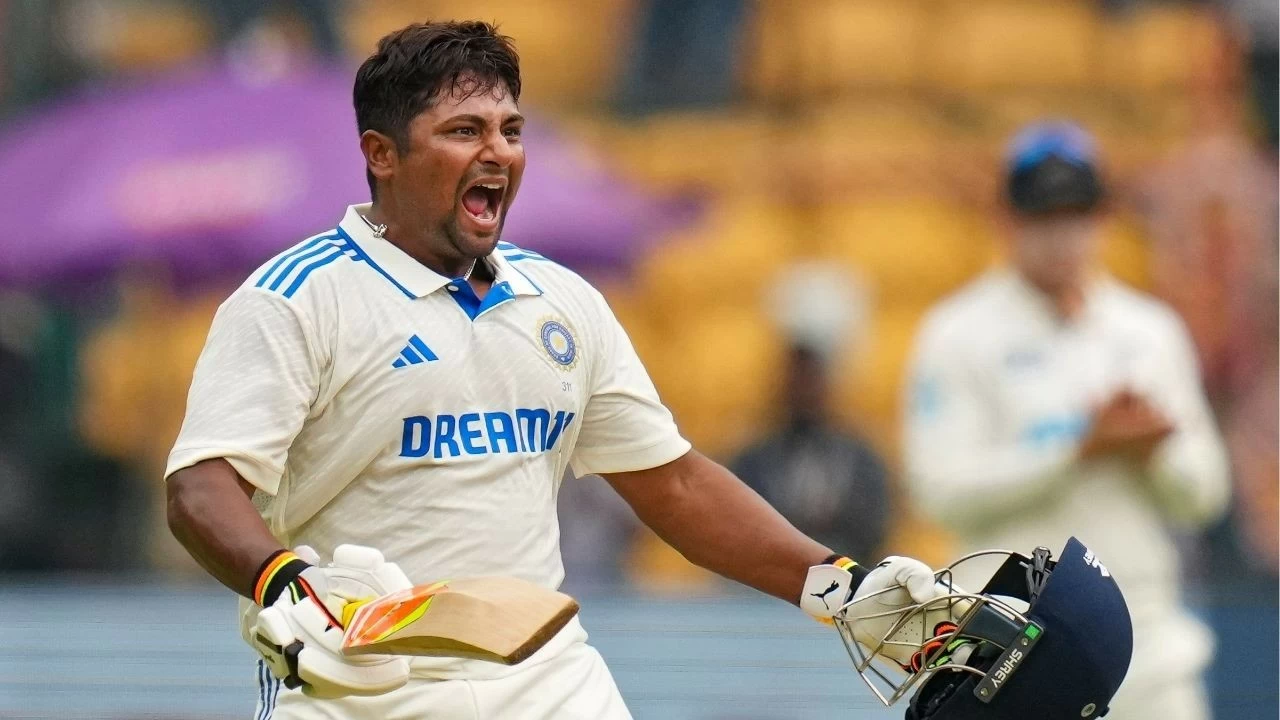Mumbai's Sarfaraz Khan notched up a 206-ball double century against Hyderabad in the Ranji Trophy against Hyderabad.