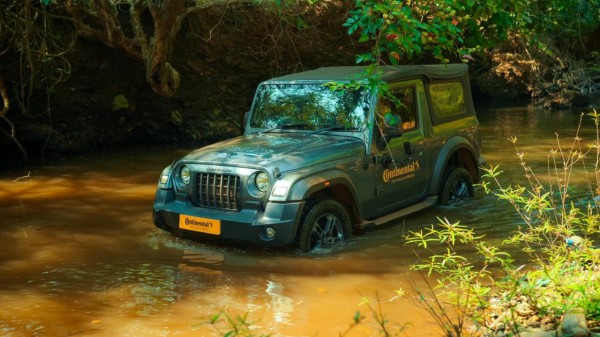 Continental's new off-road tyre, CrossContact AT² on display