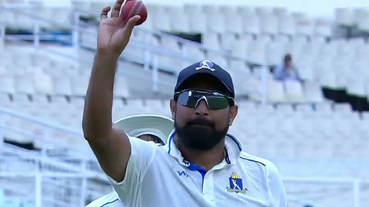 Shami claimed a five-wicket haul in Ranji Trophy.