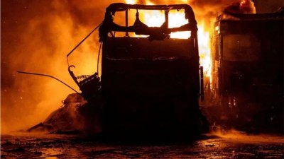 Just hours before the negotiations wrapped up, Russia launched overnight airstrikes on Kyiv