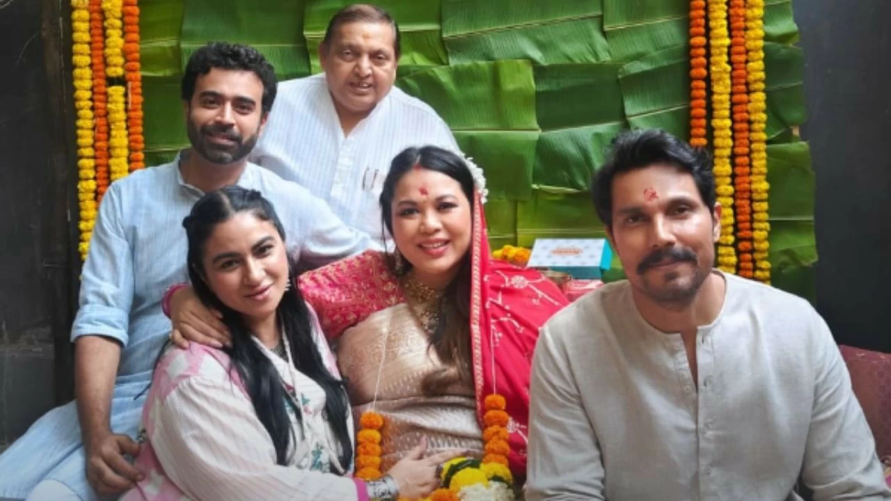 Lin Laishram's baby shower