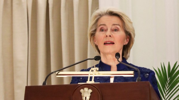 EU Commission President Ursula von der Leyen spoke about strong India-EU ties. (Photo credit: Reuters)
