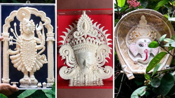 Bengal’s Sholapith tradition: Ancient art rooted in Shiva-Parvati wedding and Durga Puja traditions